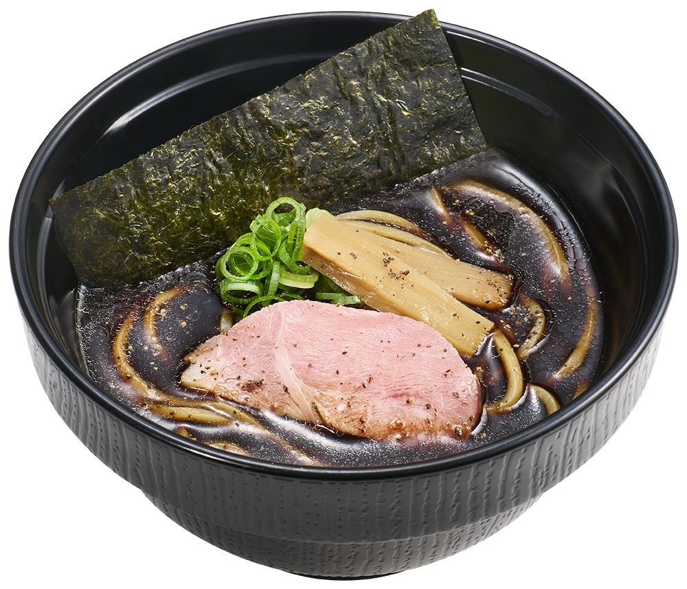 「スシロー×食べログ」全国名店監修シリーズ “極麺 青二犀”監修「黒胡椒 濃口黒醤油ラーメン」03