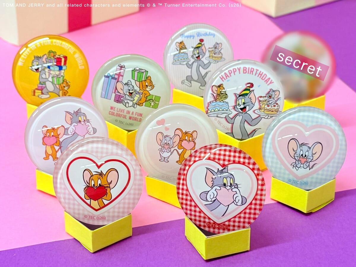 TOM and JERRY × Flapper　描き下ろしイラスト マグネット ブラインド02