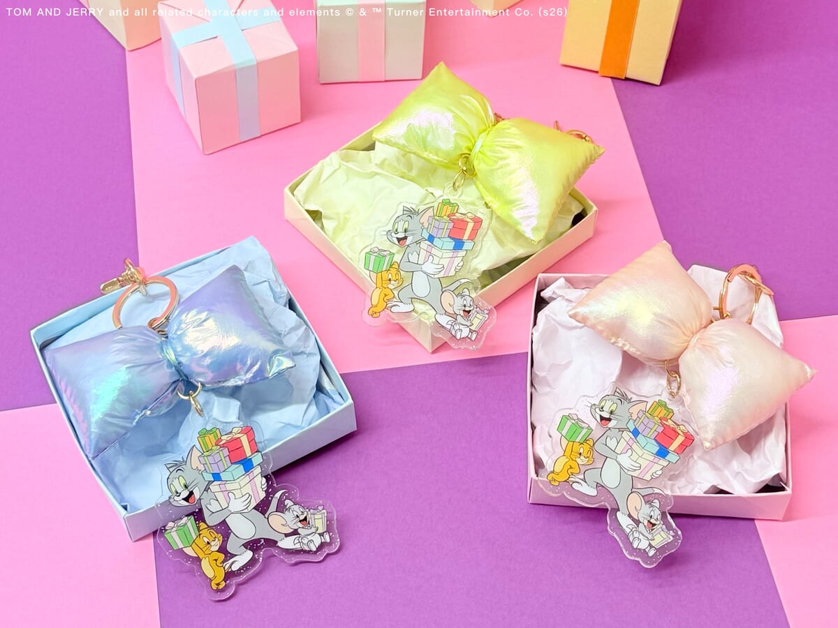TOM and JERRY × Flapper　描き下ろしイラスト リボンチャーム00