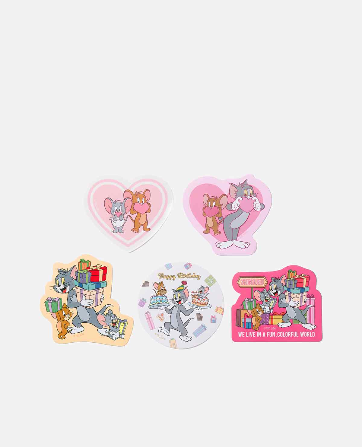 TOM and JERRY × Flapper　描き下ろしイラスト ステッカーセット