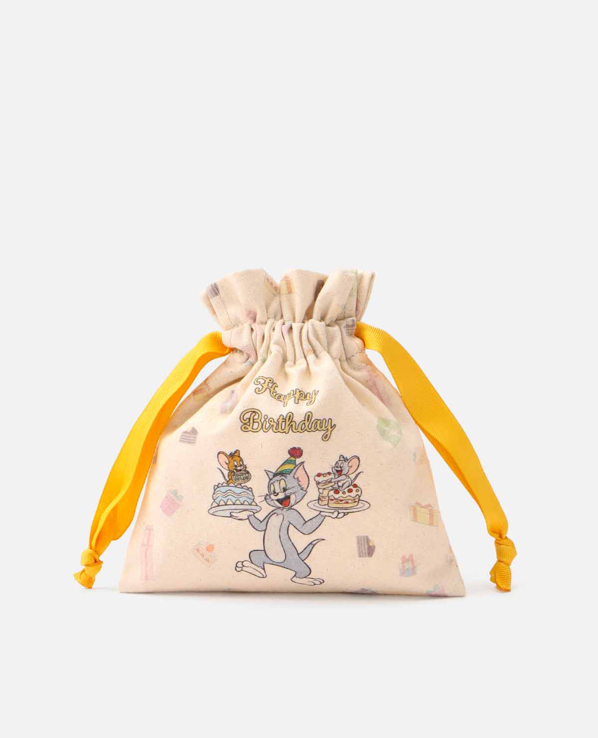 TOM and JERRY × Flapper　描き下ろしイラスト 巾着02