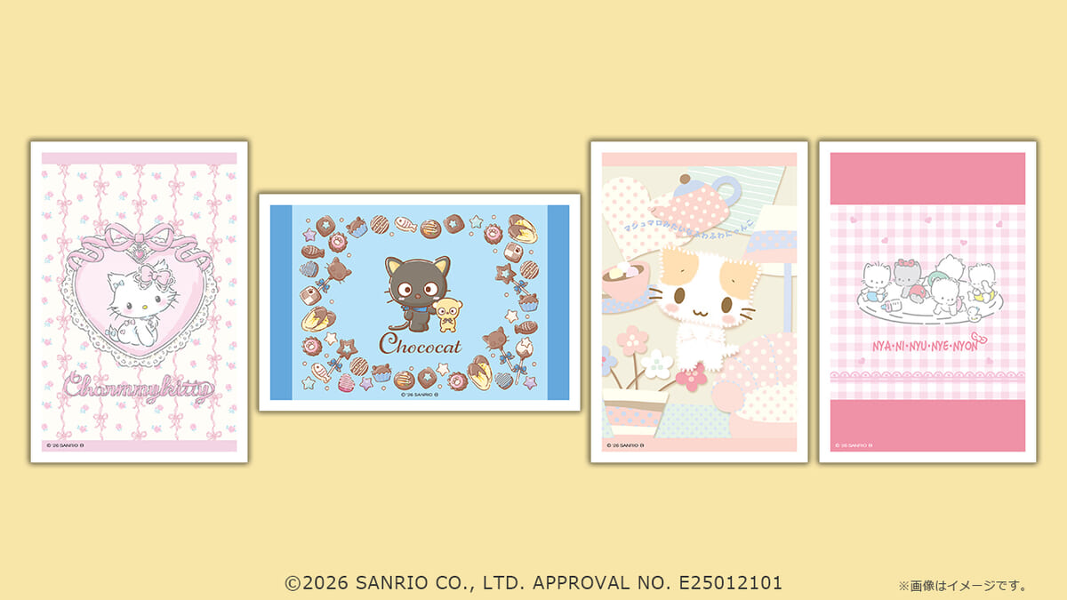 サンリオキャラクターズ ねこの日 コンテンツプリント
