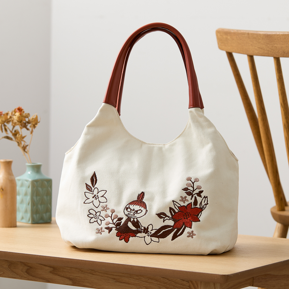 刺繍デザインバルーントートバッグ「ムーミン」1