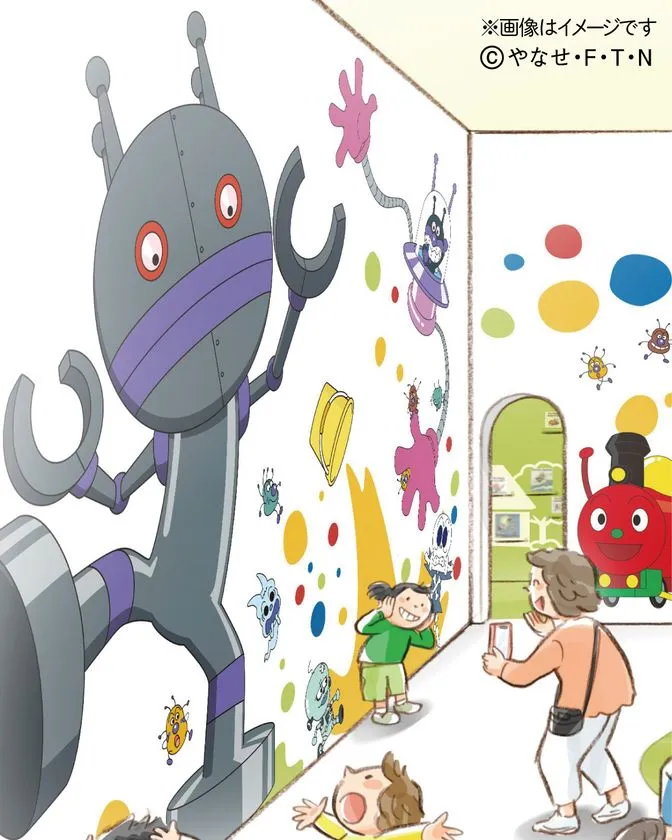 ベビーエリアとえほんコーナーの世界観イメージ