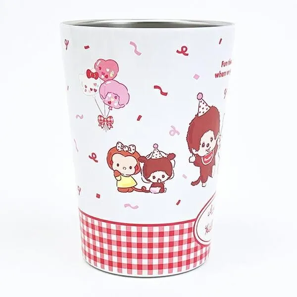 モンチッチとハローキティの2WAY真空二重タンブラー(M)