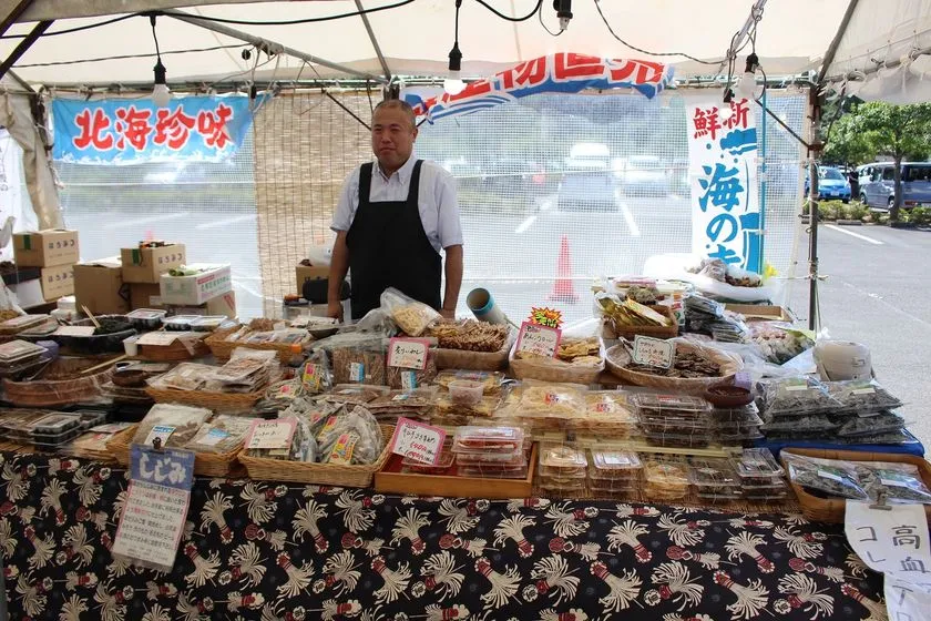 全国大陶器市のうまいもの市会場