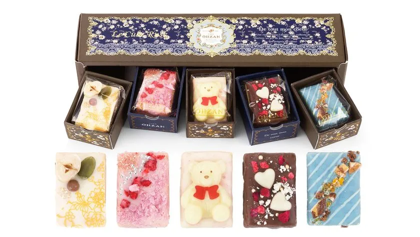 キューブラスク5種セットと引き出し式ボックス