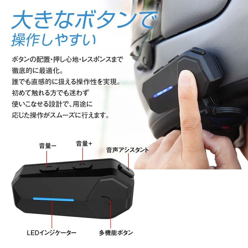 大きな操作ボタン配置を示すid-MOTO-K1の図解