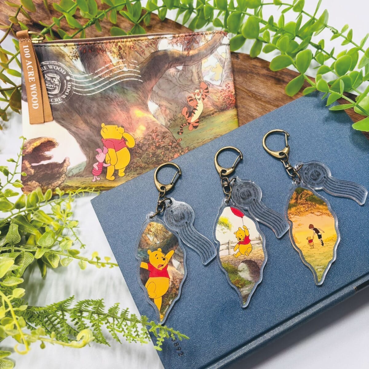 ラットポーチ プーさん＆ピグレット＆ティガー／アクリルキーホルダー