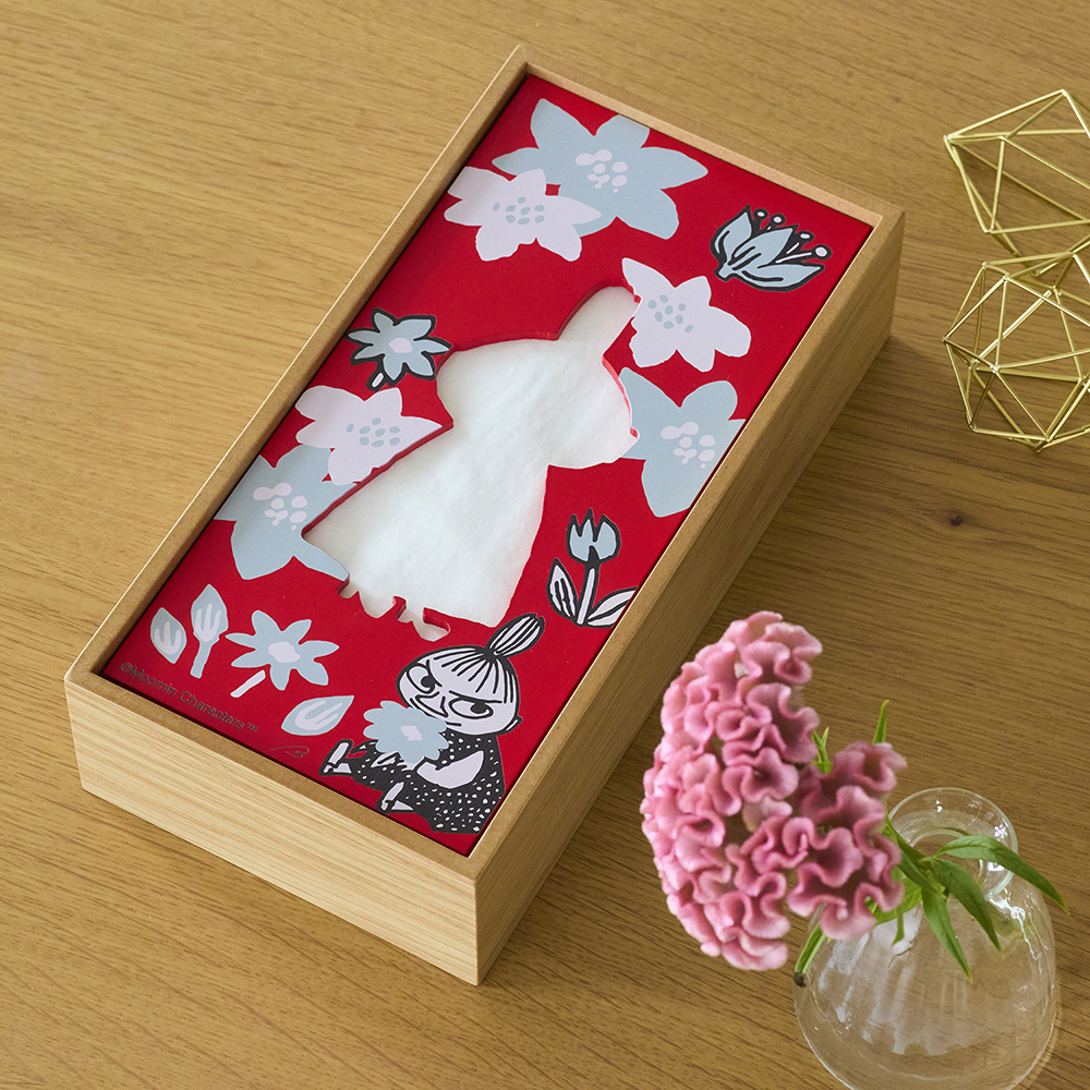 シルエット切り抜きティッシュケース「ムーミン」リトルミイ