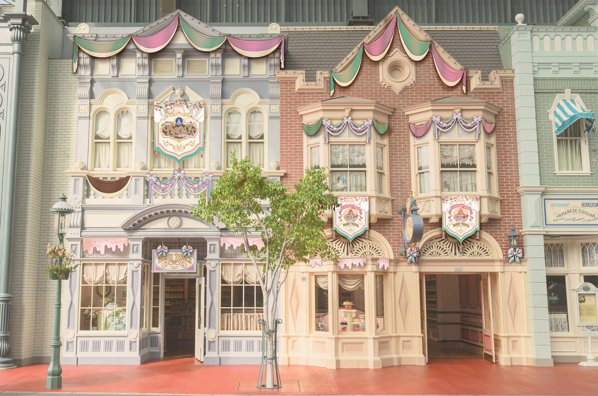 店舗の装飾「ペイストリーパレス」