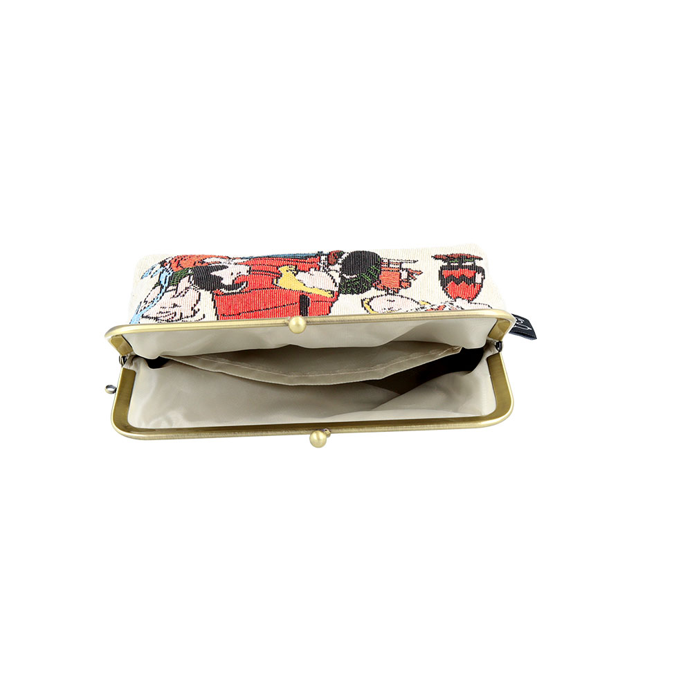 ゴブラン織 ポーチ がま口 スヌーピー フレンズ2