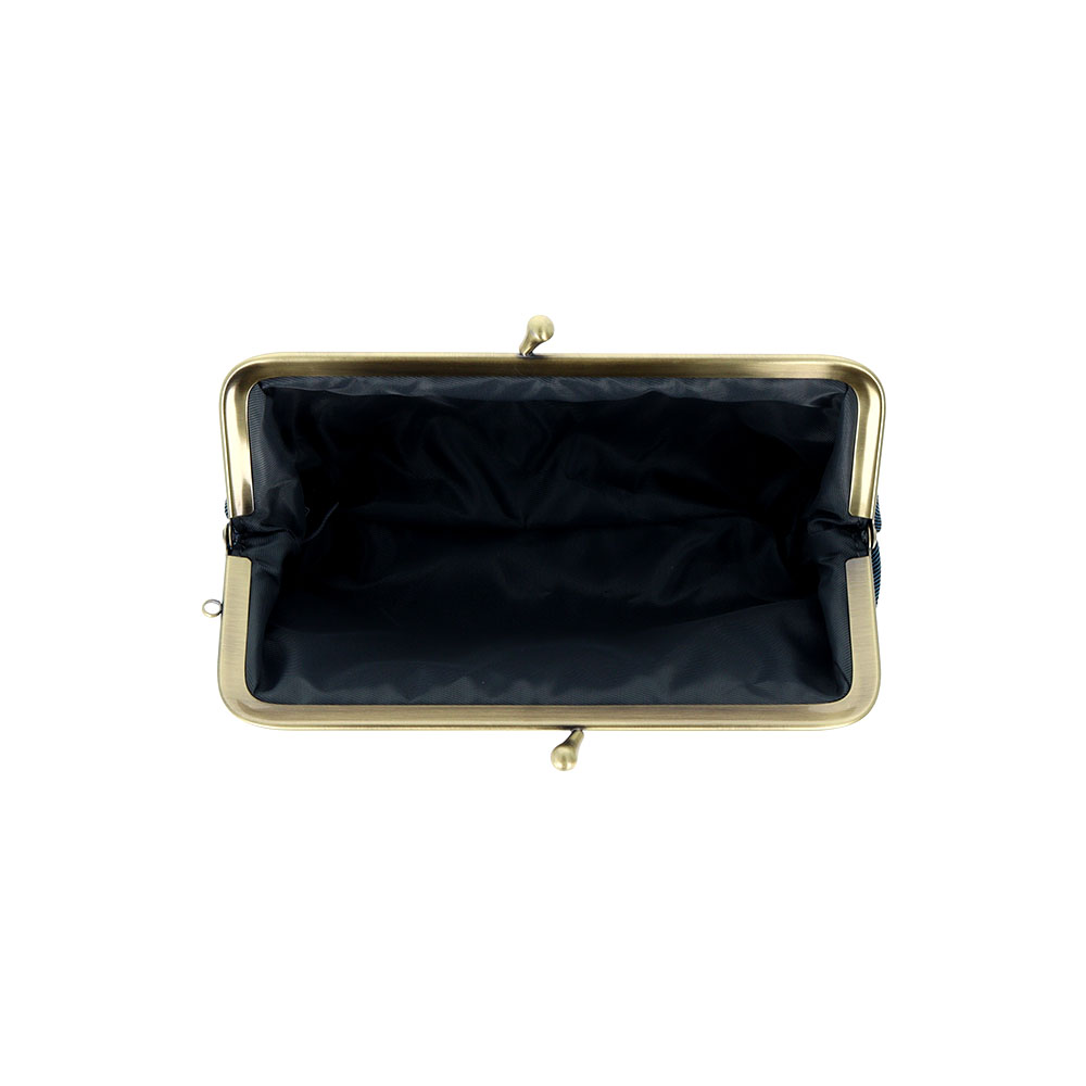 ゴブラン織 メガネケース がま口 スヌーピー 花2