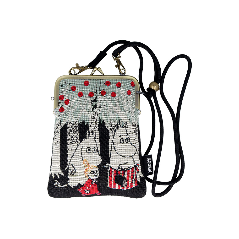 ゴブラン織　マルチショルダーポーチ　がま口　ムーミン 仲間