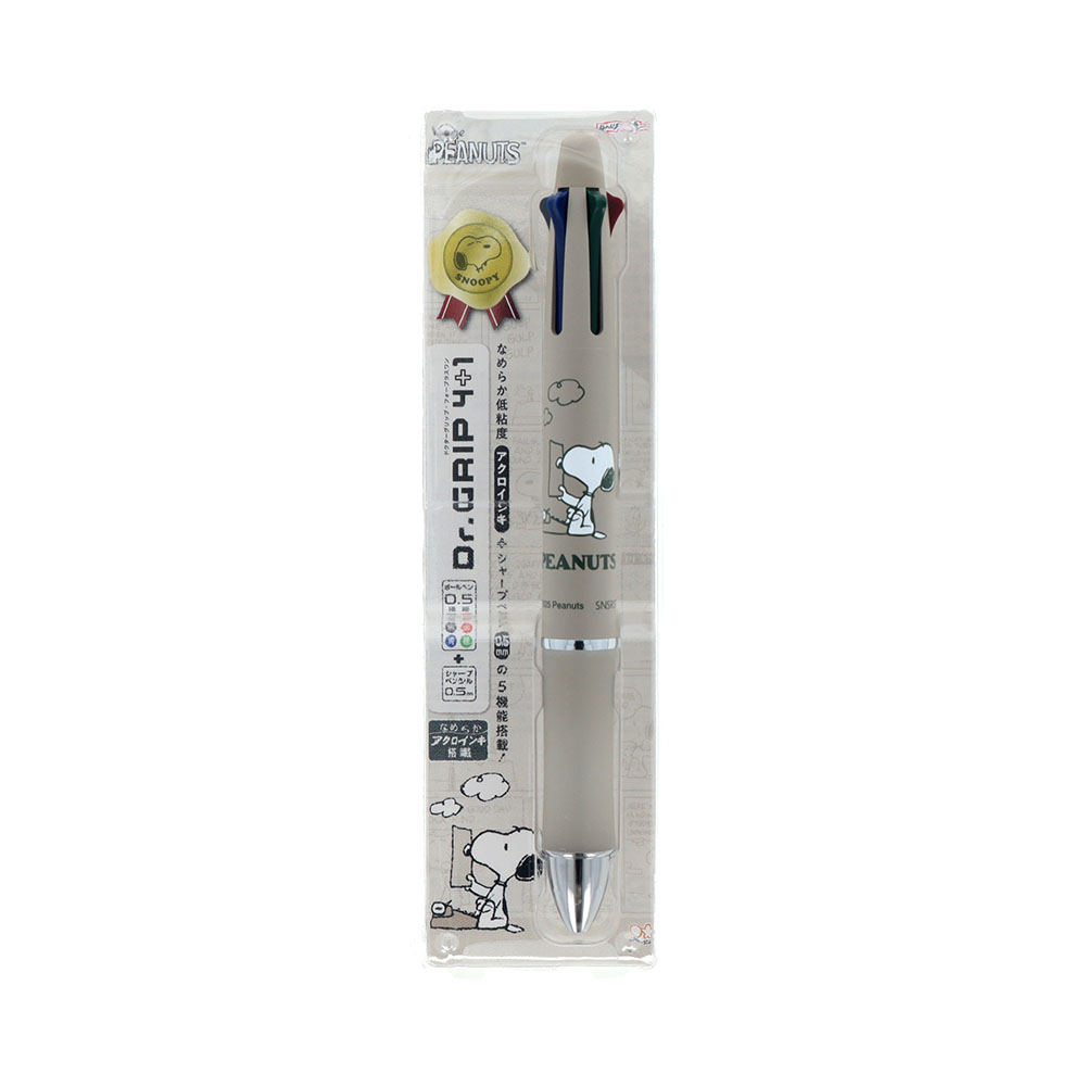 スヌーピー　Dr.Grip 4＋1 ギフトペン　パッケージ