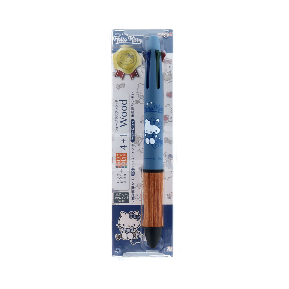 4＋1 Wood ギフトペン　ハローキティ
