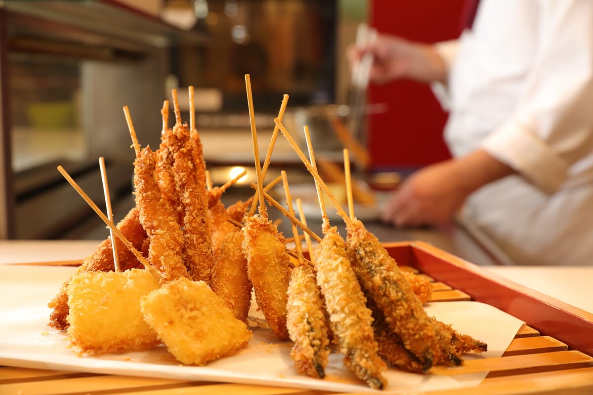 大阪名物「串カツ」
