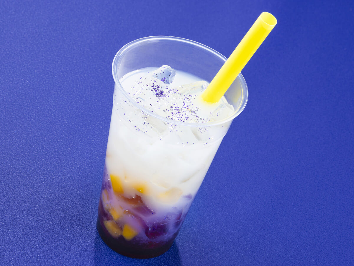 「ギャラクティック・ブリーズ（バタフライピーシロップ＆乳酸菌飲料、マンゴー）」