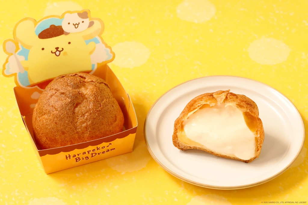 ポムポムプリンのシュークリーム