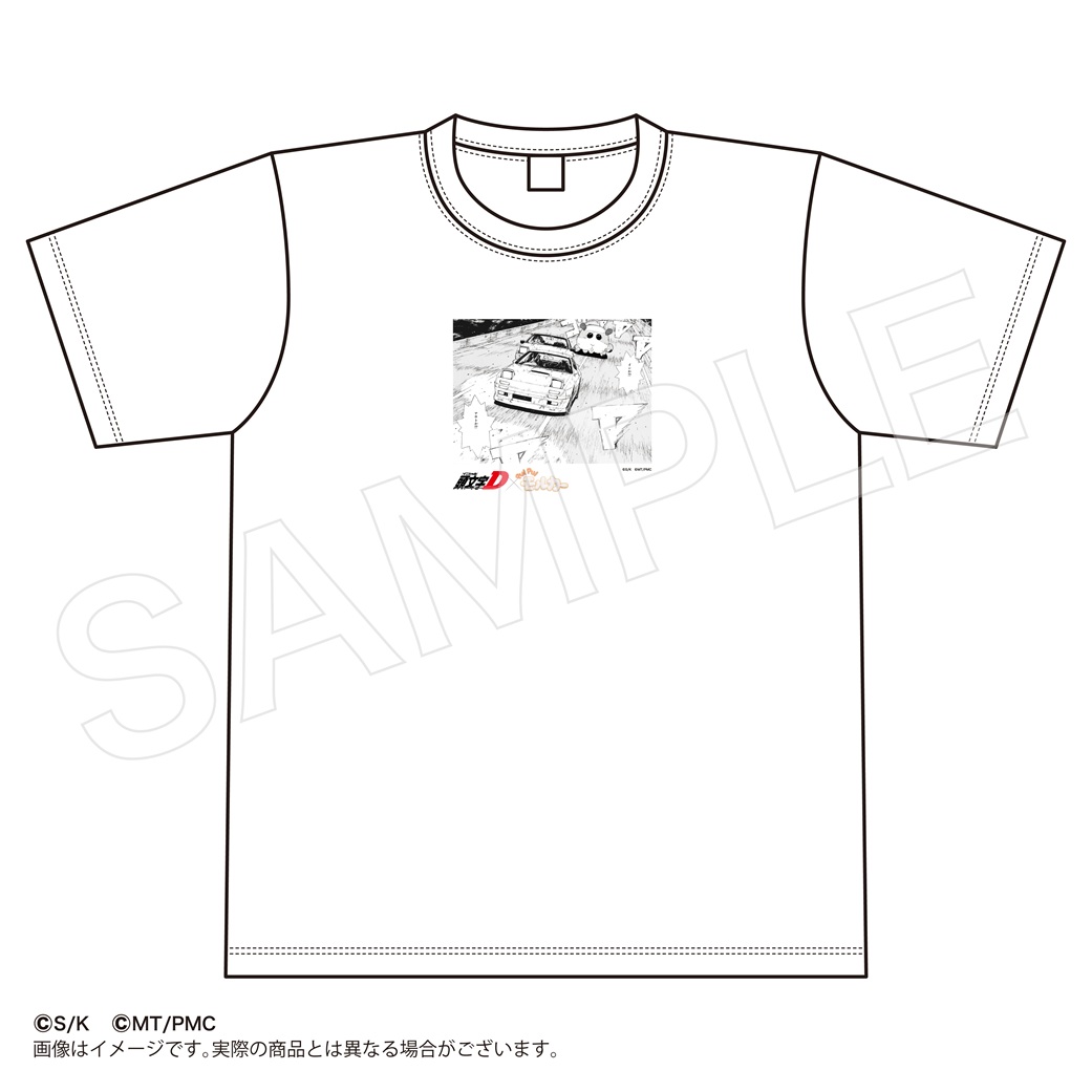 Tシャツ 頭文字D原作絵風ポテト