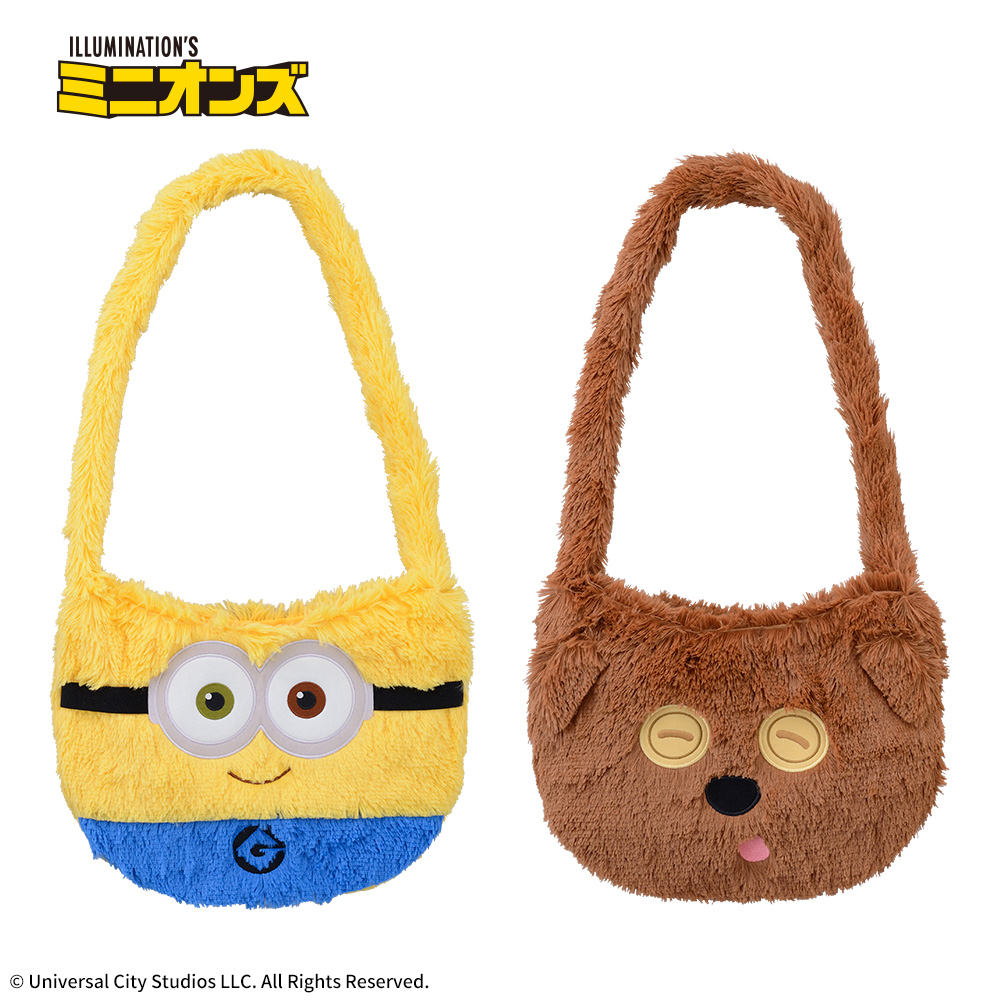 ミニオン プラチナムザッカもふもふバッグ“ボブ&ティム”