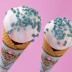 東京ディズニーランド「ディズニー・パルパルーザ“ヴァネロペのスウィーツ・ポップ・ワールド”」カラフルマーブルアイス