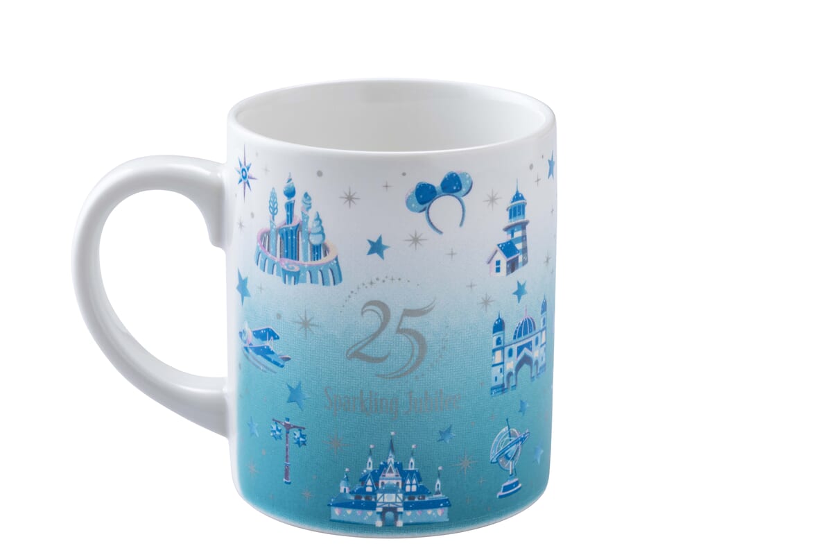 東京ディズニーシー25周年“スパークリング・ジュビリー”ミルクムース＆アップル・ソーダゼリー、スーベニアカップ付き3