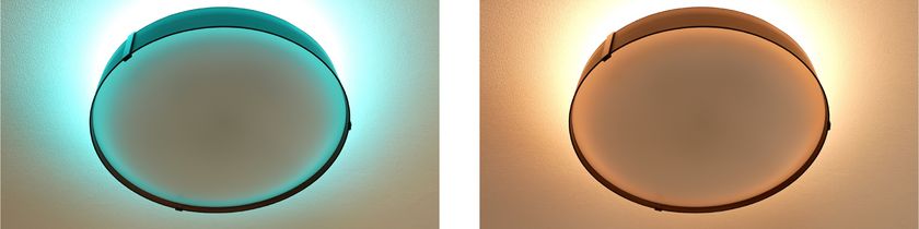 HotaluX AURA 間接照明 MARINE色 CANDLE色 ゆらぎ機能