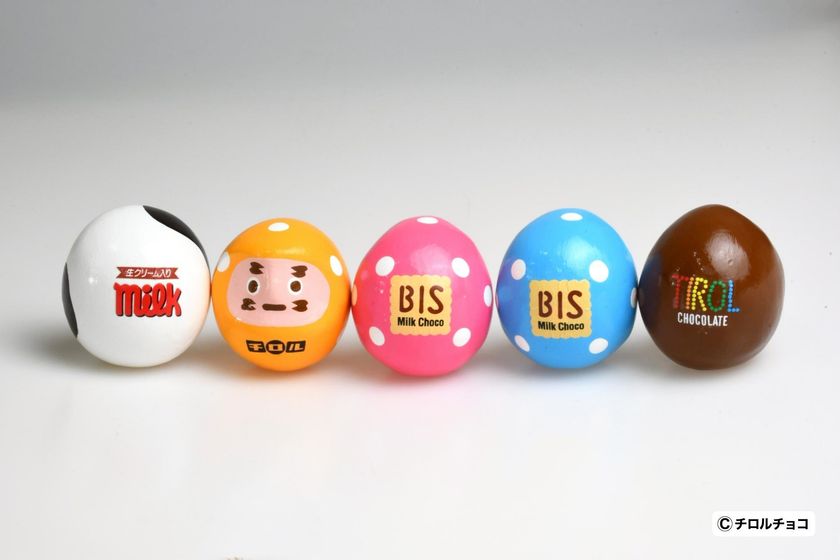 チロル豆だるま だるま型5種