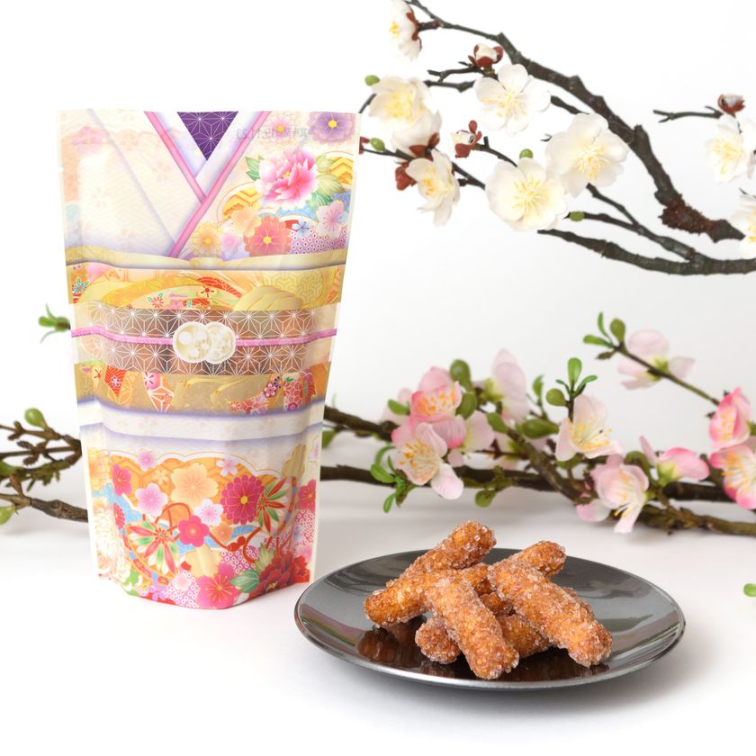 ゆしま花月 うめざらめ単衣 梅柄パッケージ