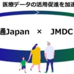 富士通Japan×JMDCによる医療データ活用促進の協業イメージ図