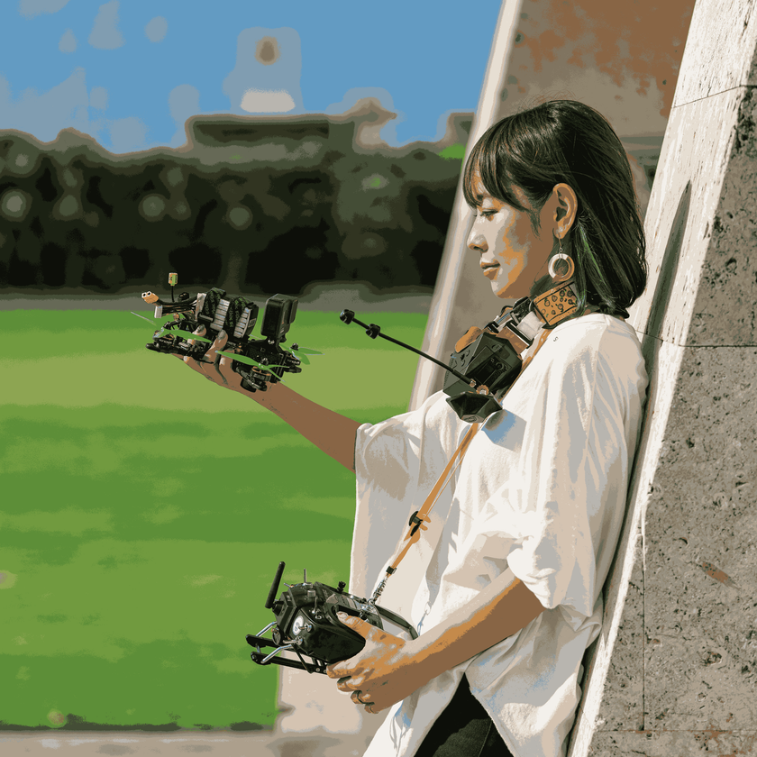 ドローンレーサー 白石麻衣