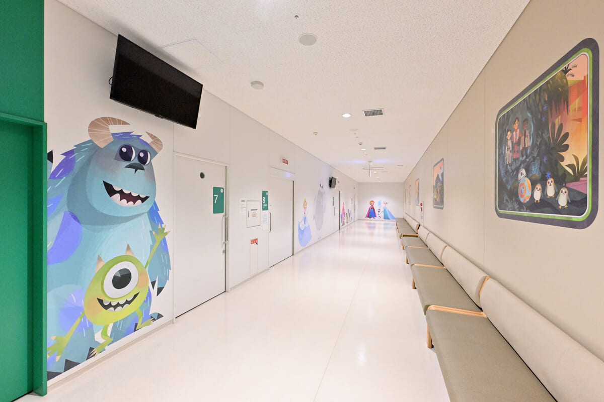 ウォルト・ディズニー・ジャパン 福岡市立こども病院へ「魔法の森」テーマの壁紙を提供12