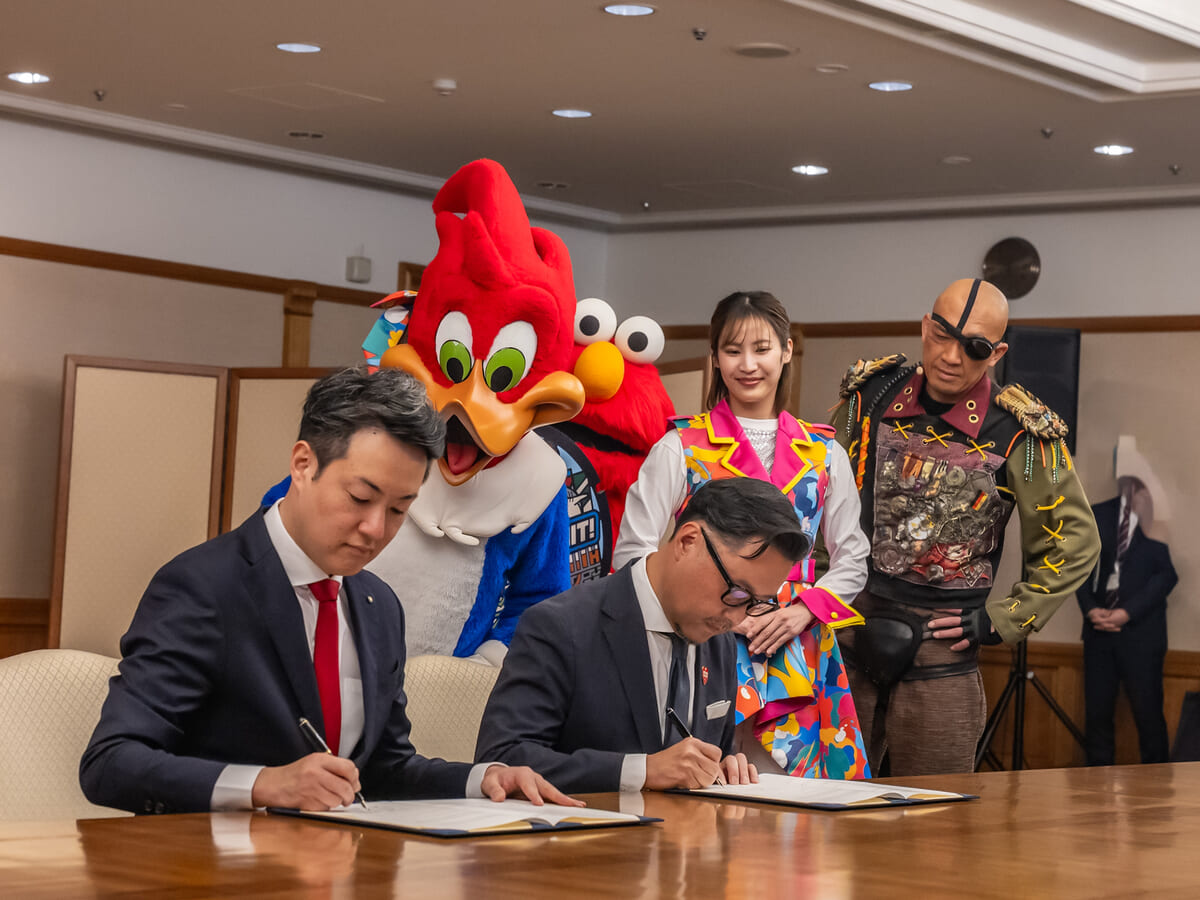 ユニバーサル・スタジオ・ジャパン＆大阪市「包括連携協定 締結式」レポート　調印式