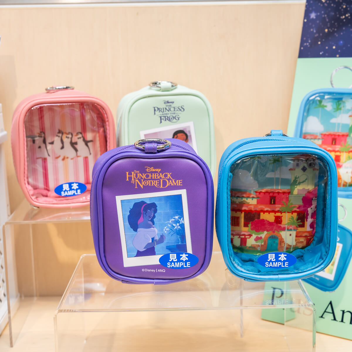 プラスアンク「Disney THE MARKET」限定 ブラインドクリアポーチ(全4種)