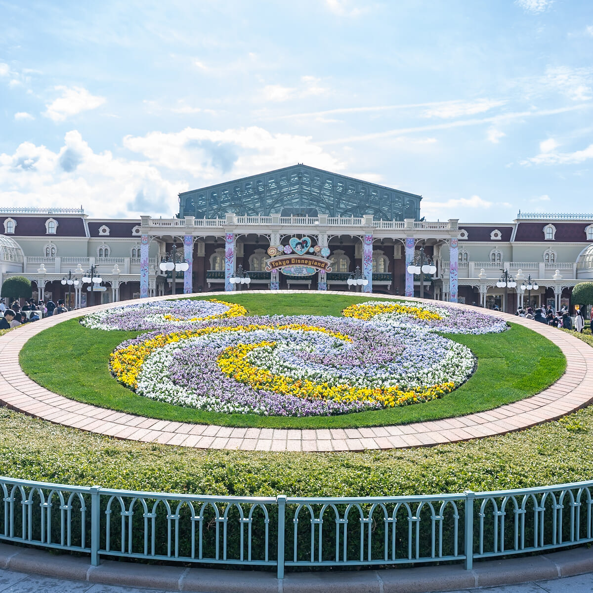 ミッキー花壇