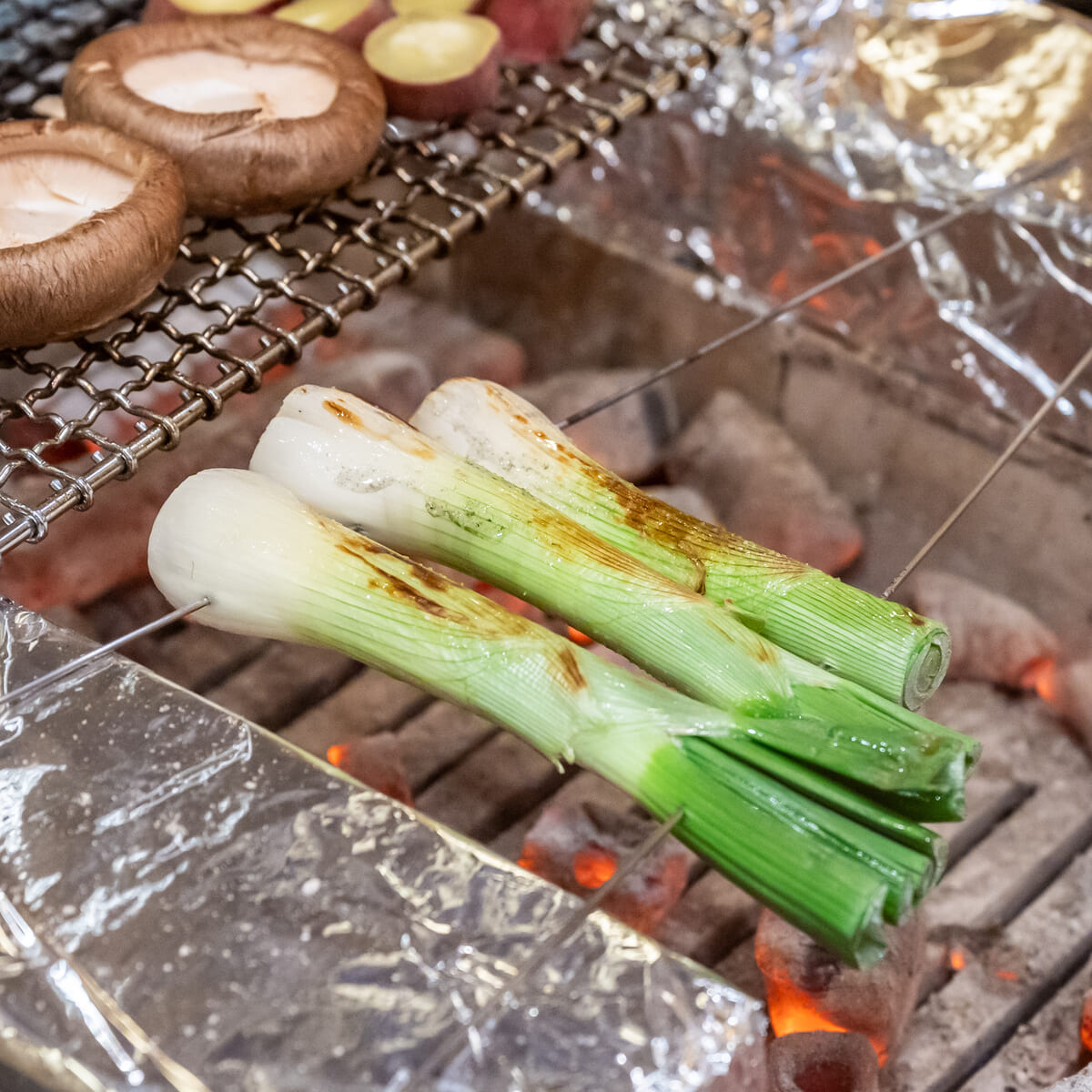 炭火焼　葱