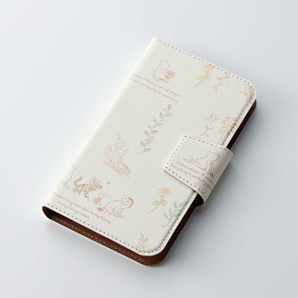 手帳型スマホケース　総柄