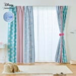 キュートなリボンタッセル付き　遮光カーテン