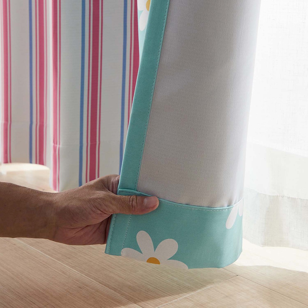 キュートなリボンタッセル付き 遮光カーテン 仕様