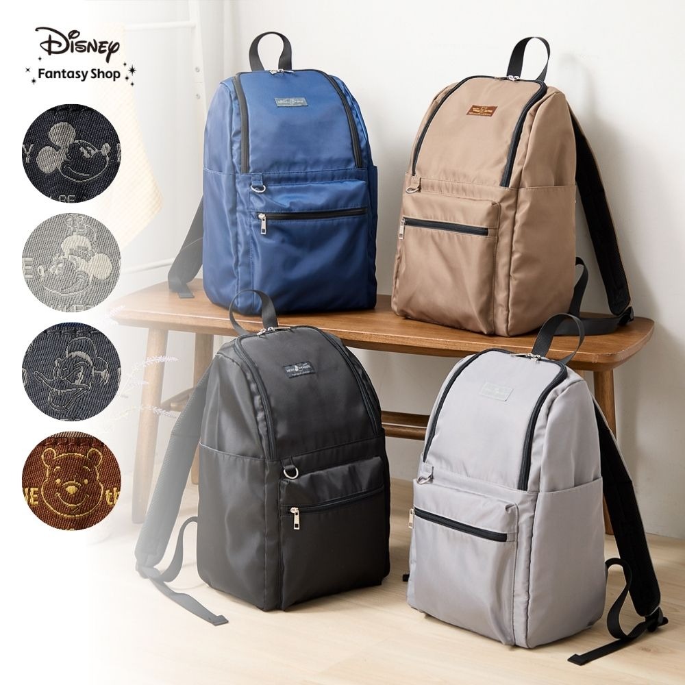 口がガバッと開いて身体にフィットするリュックサック