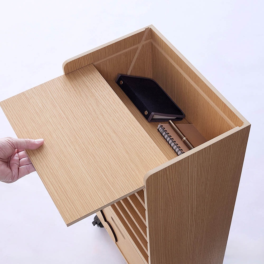 教科書も収納できる書類ワゴン　棚板