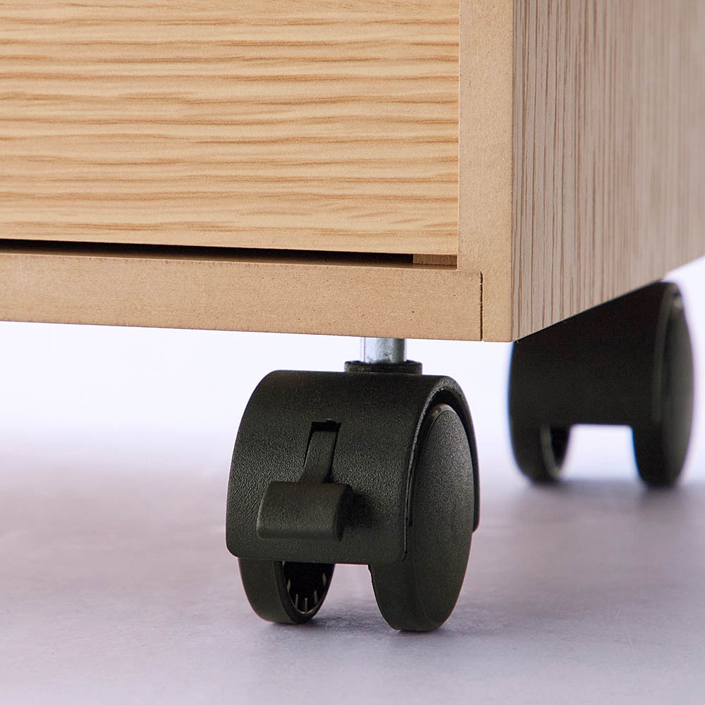 教科書も収納できる書類ワゴン　キャスター付き