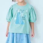 薄くて涼しい名札ココ半袖パフスリーブTシャツ