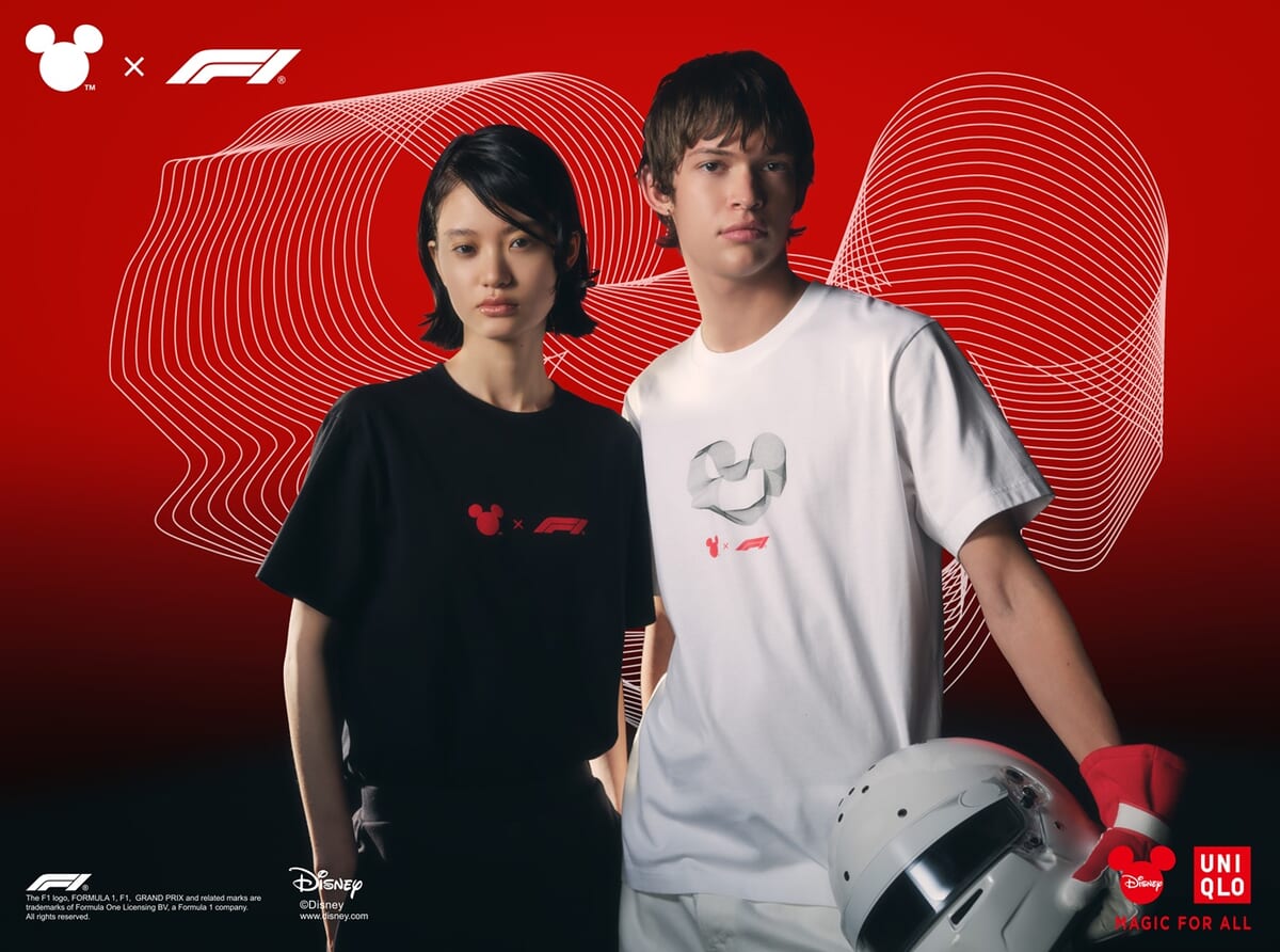 ユニクロ「ディズニー×Formula1 UT」