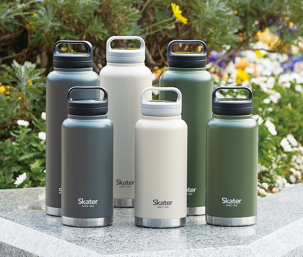 スケーター「スクリューハンドル付き マグボトル」