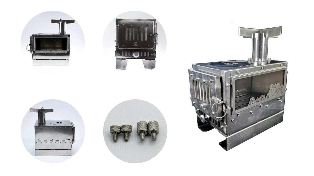 MAKIng STOVE 灰トレイ採用 前扉下部