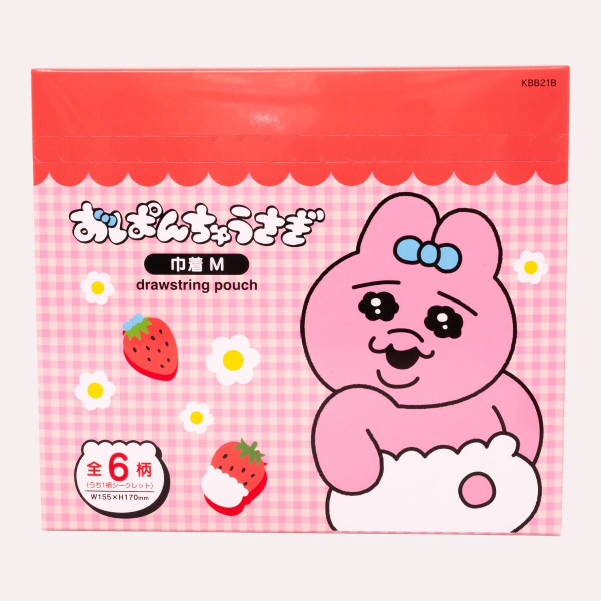 スケーター「おぱんちゅうさぎ」ブラインド 巾着M　ボックス