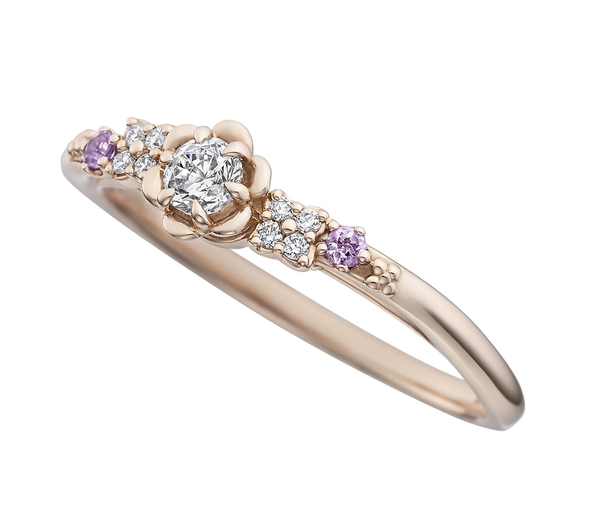 小花をアームで表現