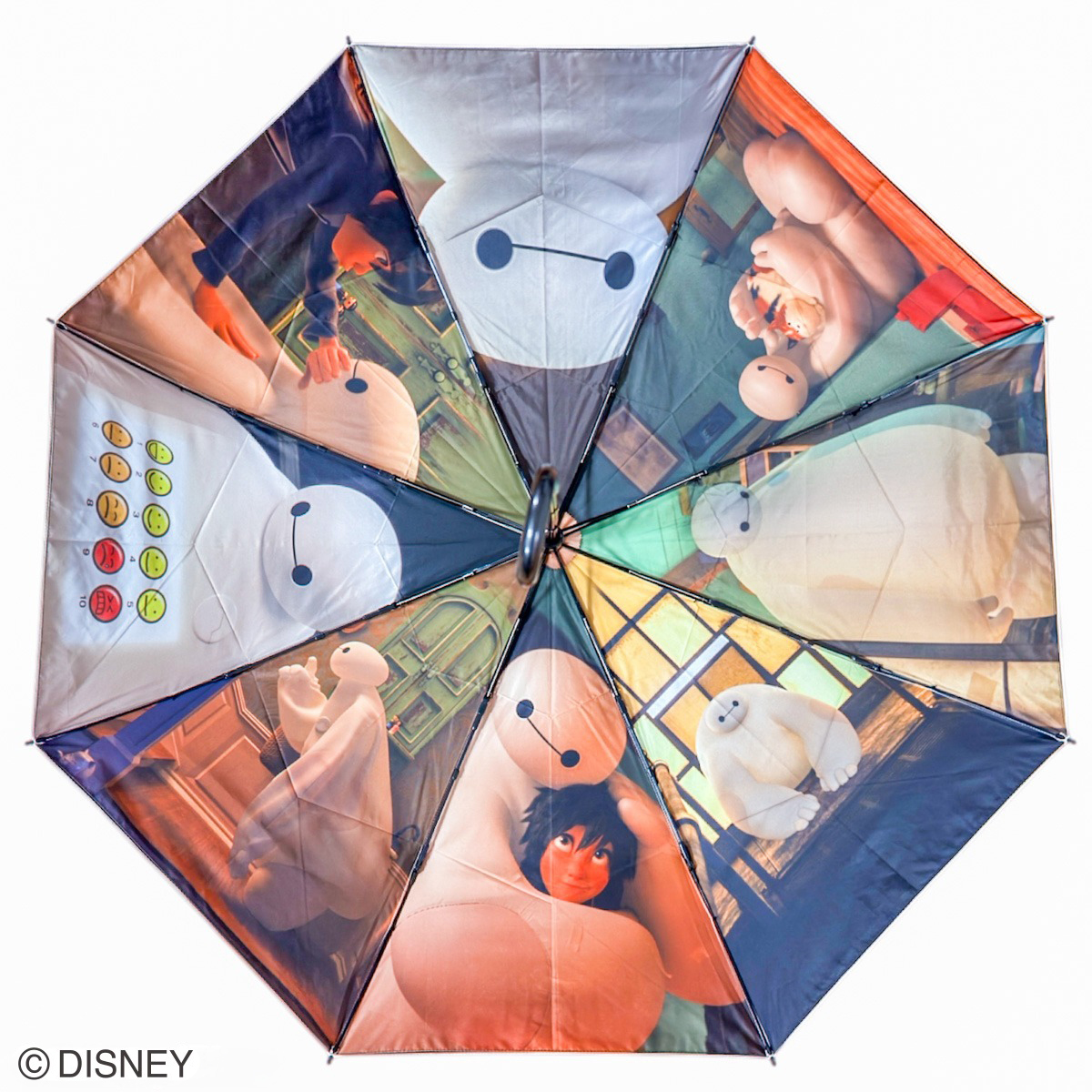 晴雨兼用両面印刷折りたたみ傘55cm(ベイマックス/ファイナルフレーム)